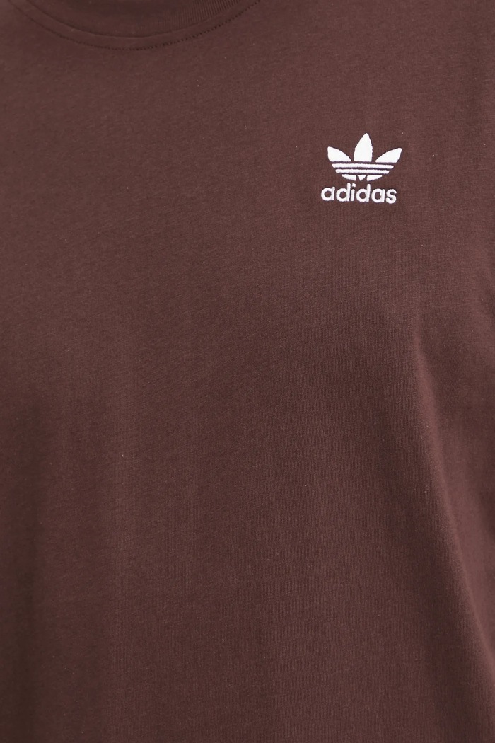 Bavlněné tričko adidas Originals IZ2100 hnědá