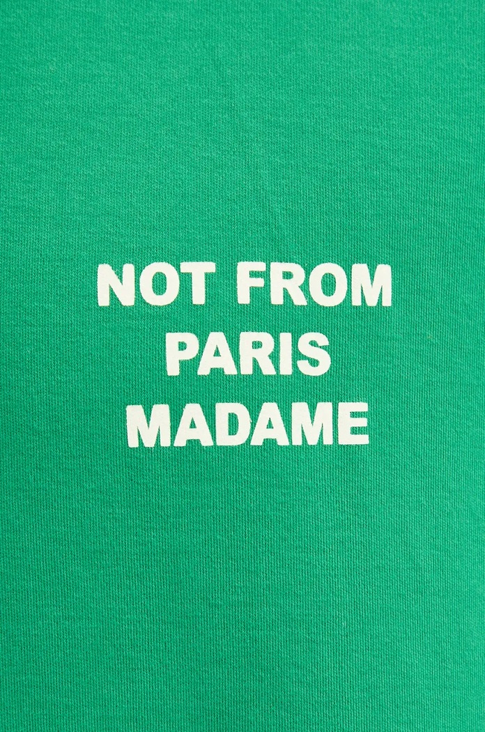 Tričko Drôle de Monsieur Le T-Shirt Slogan E.TS203.CO002.GN zelená