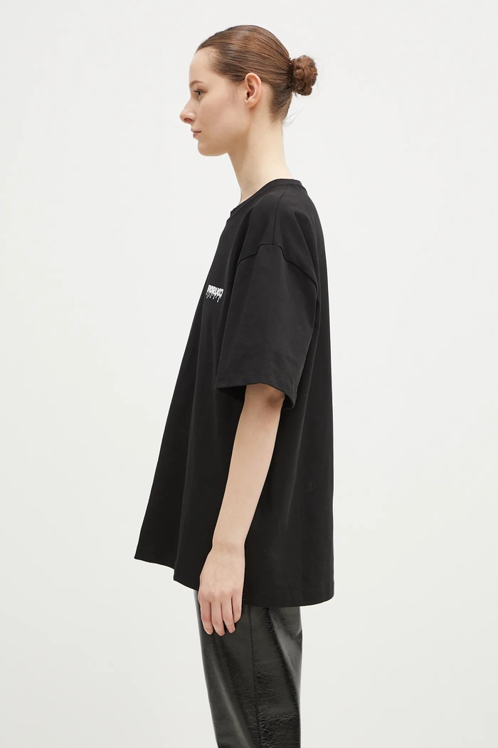 Бавовняна футболка Fiorucci M01FPTSH103CJ01BK01 чорний AW24