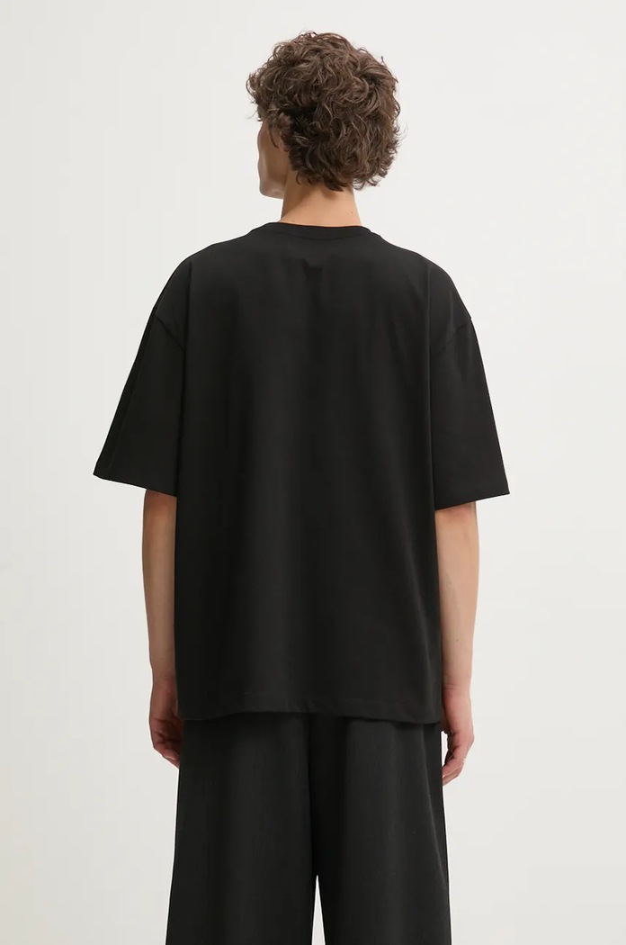Дрехи Памучна тениска Fiorucci M01FPTSH103CJ01BK01 черен