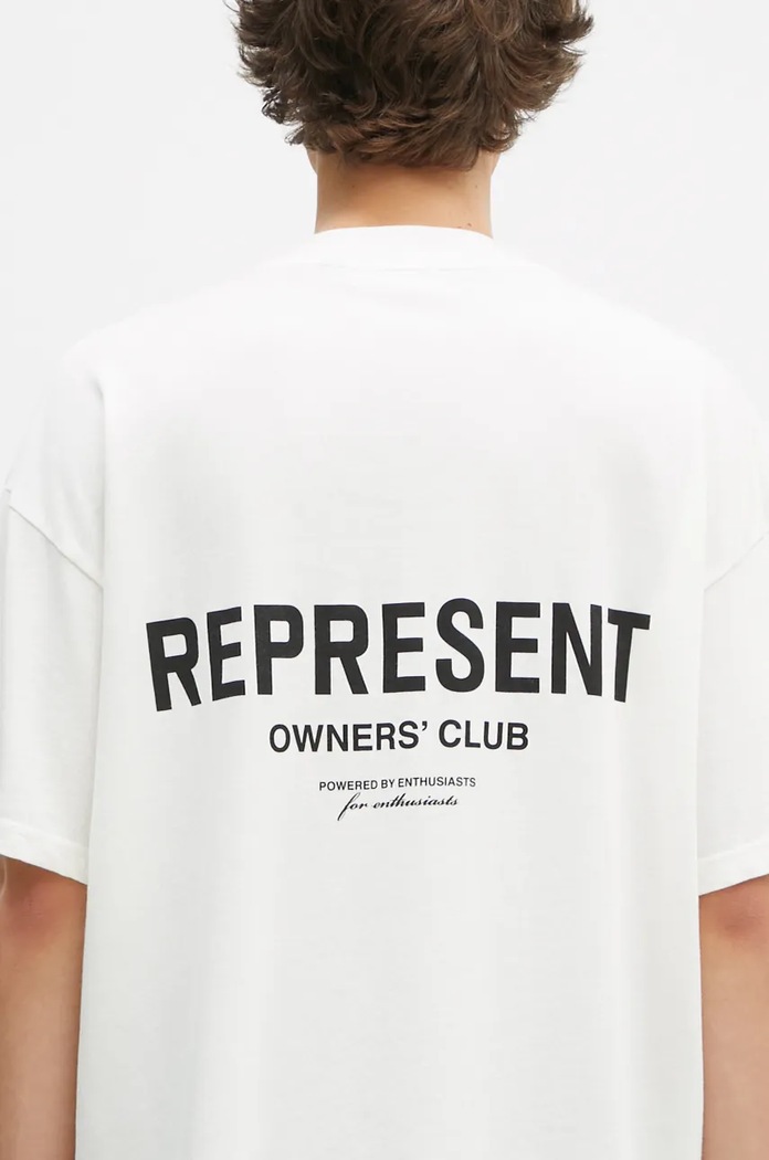 Одяг Бавовняна футболка Represent Represent Owners Club OCM41114.072 бежевий