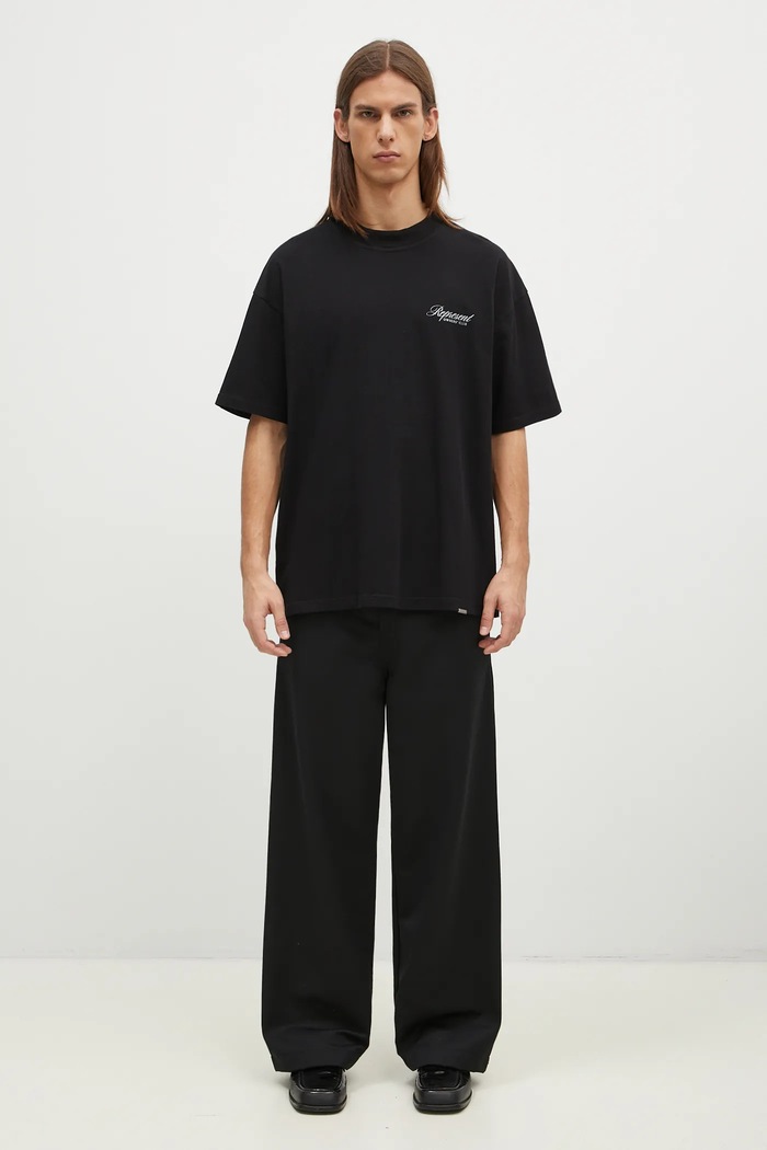 Represent tricou din bumbac Represent Owners Club Script OCM41201.001 negru