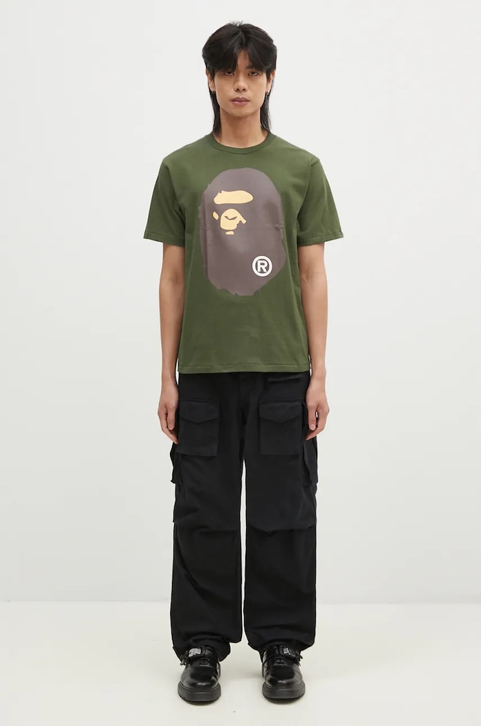 A Bathing Ape cotton t-shirt BIG APE HEAD TEE 1K80110002
