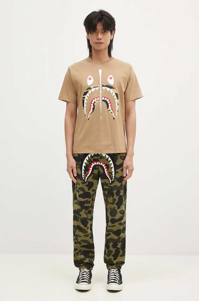 A Bathing Ape cotton t-shirt 1ST CAMO SHARK TEE 1K80110013