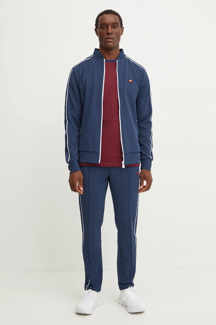 Bavlněné tričko Ellesse FERDORINI SHR12637 burgundské AW24