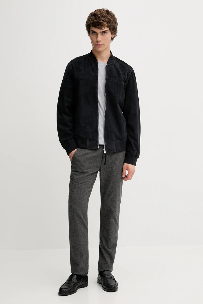 Βαμβακερό μπλουζάκι AllSaints REDACT SS CREW M002PC γκρί SS26