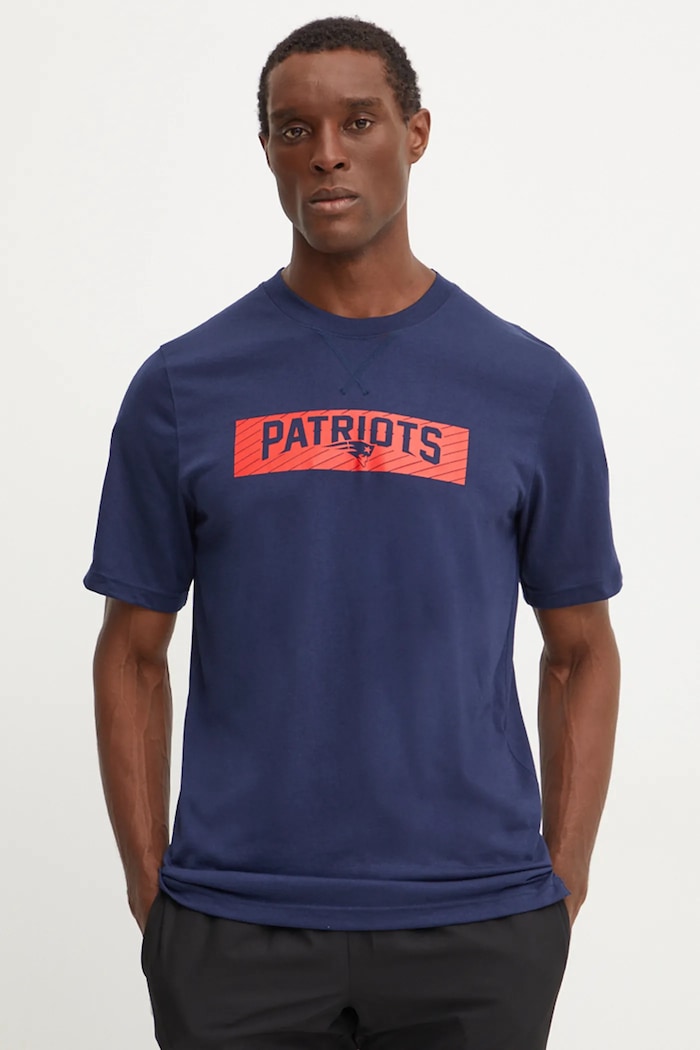 Тениска за трениране Nike New England Patriots стандартна тъмносин 02FF.41S.8K.B73
