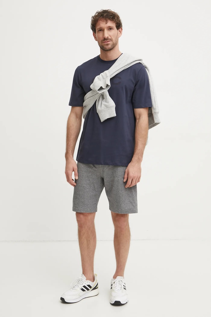 POC T-shirt bawełniany 61650 granatowy SS26