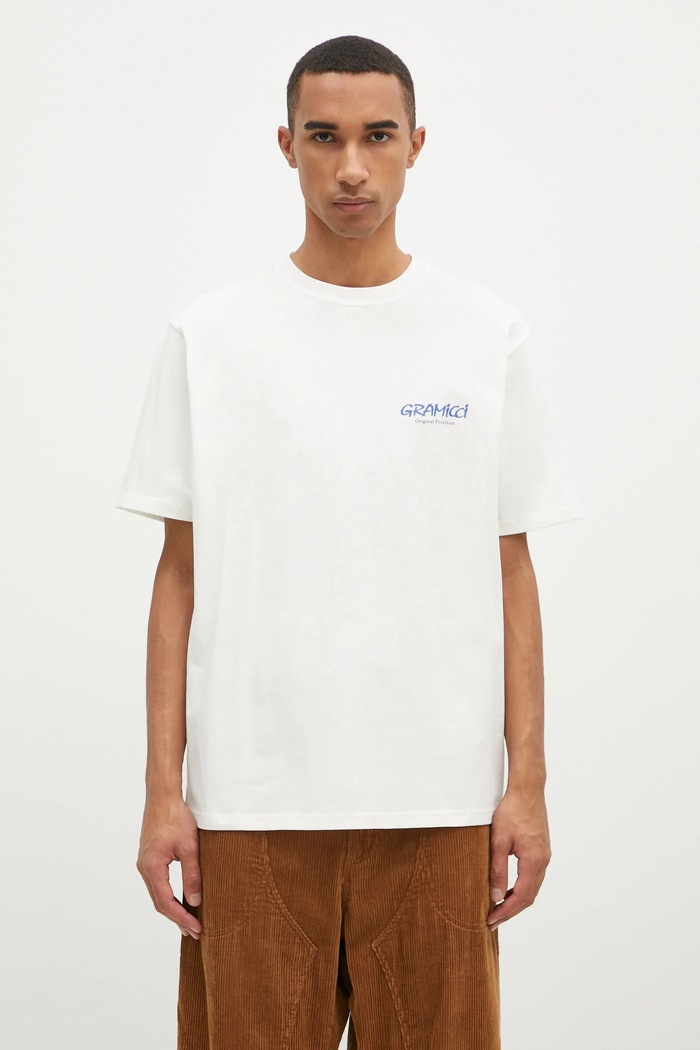 Clothing Gramicci cotton t-shirt Original Freedom Tee G4FU.T098 white