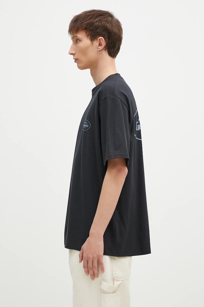 Gramicci t-shirt bawełniany Mountaineering Tee G4FU.T096 czarny AW24