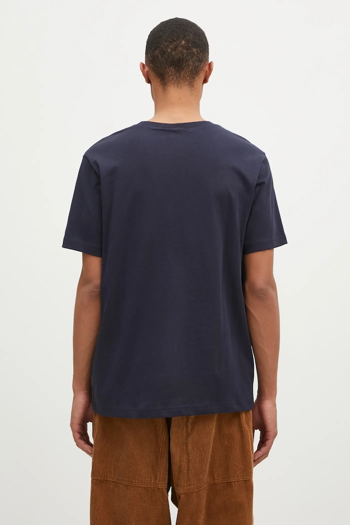 Abbigliamento Champion t-shirt in cotone Crewneck 220713 blu navy