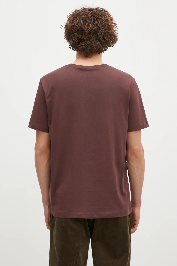 Clothing Champion cotton t-shirt Crewneck 220713 brown