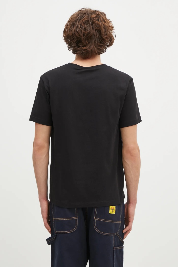 Одежда Хлопковая футболка Champion Crewneck 220713 чёрный