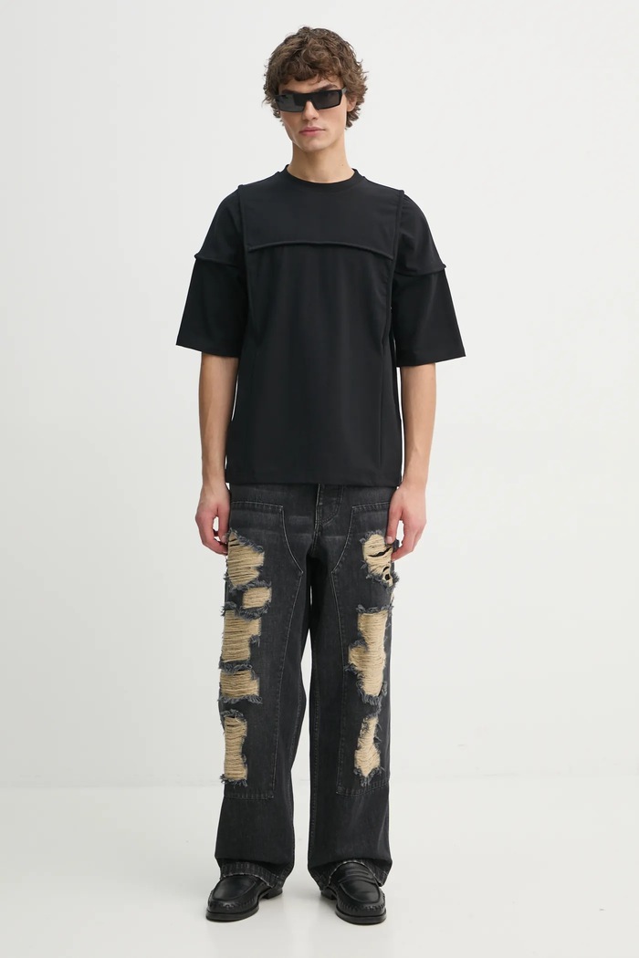 Heliot Emil t-shirt AW24.M.09.123.BLK01 czarny AW24
