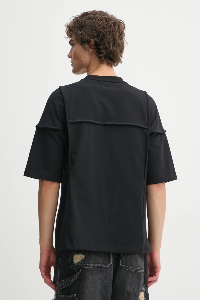 Odzież Heliot Emil t-shirt AW24.M.09.123.BLK01 czarny