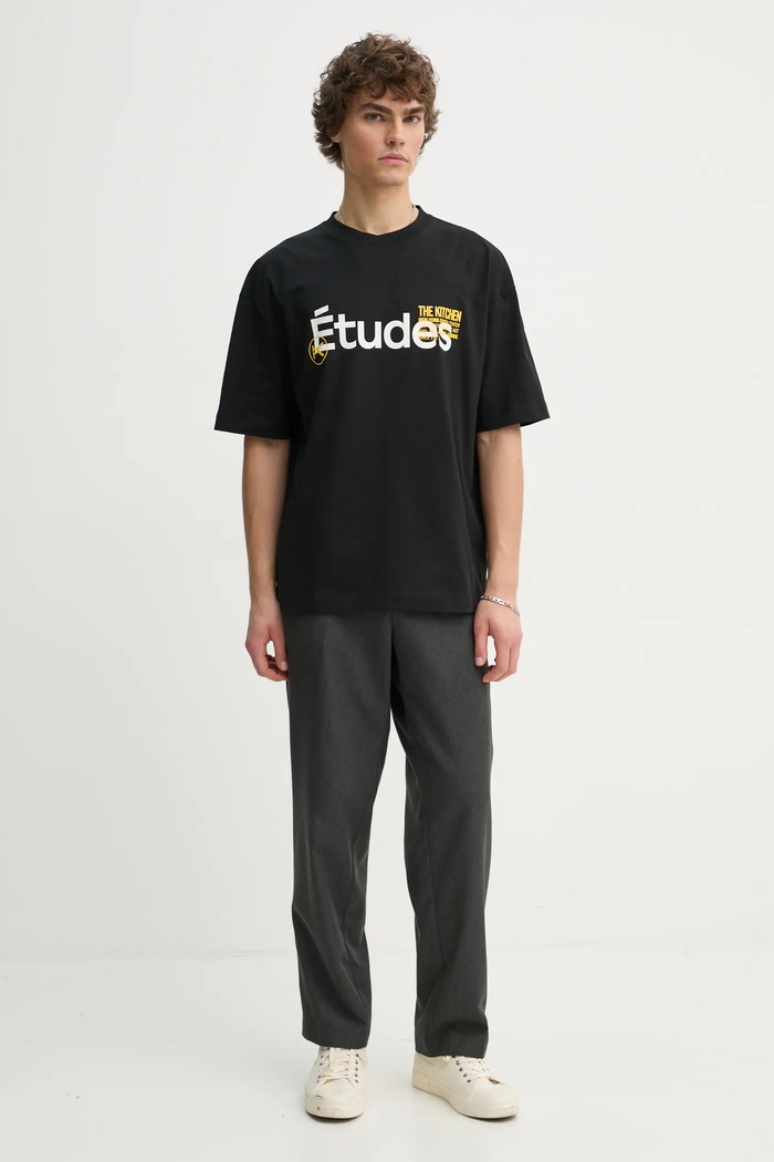 Tričko Études Studio H24MCTSH139 čierna AW24