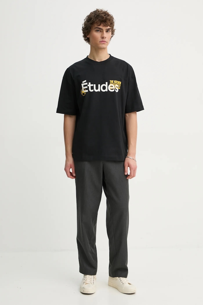 Tričko Études Studio H24MCTSH139 čierna AW24