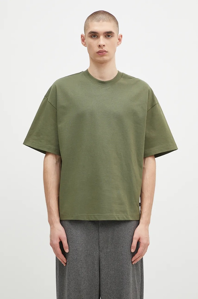 Alpha Industries cotton t-shirt Heavy T UV cotton green 146503UVF