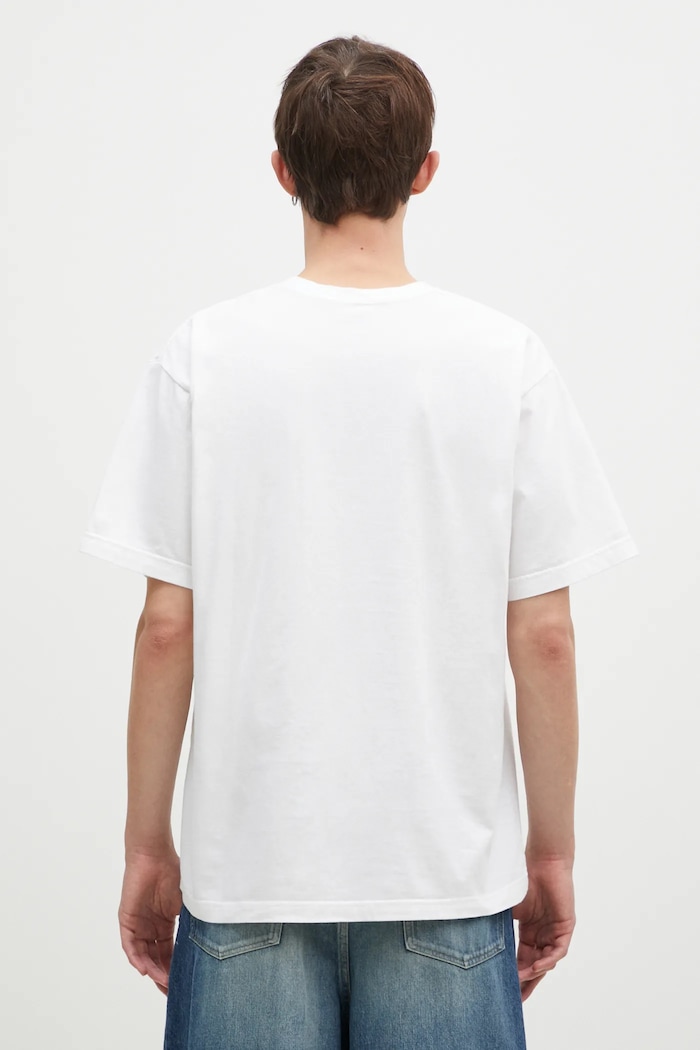 Odzież NEIGHBORHOOD t-shirt bawełniany Tee SS-15 242PCNH.ST15 biały