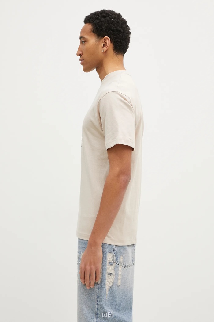 Butter Goods tricou din bumbac Bomb Tee BG243100 bej AW24