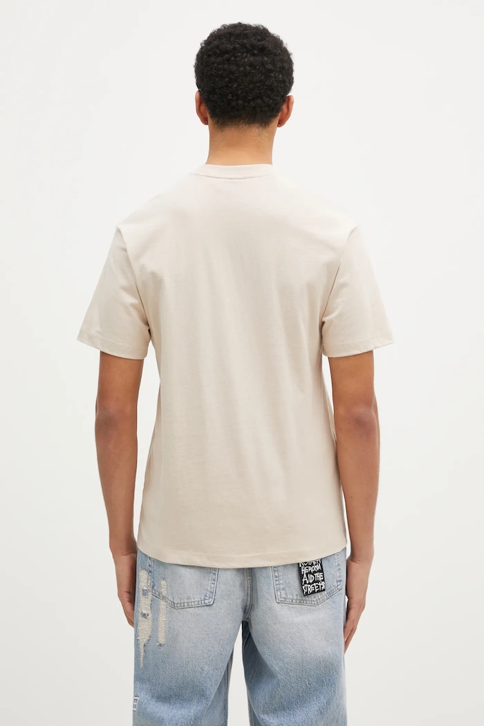 Одежда Хлопковая футболка Butter Goods Bomb Tee BG243100 бежевый