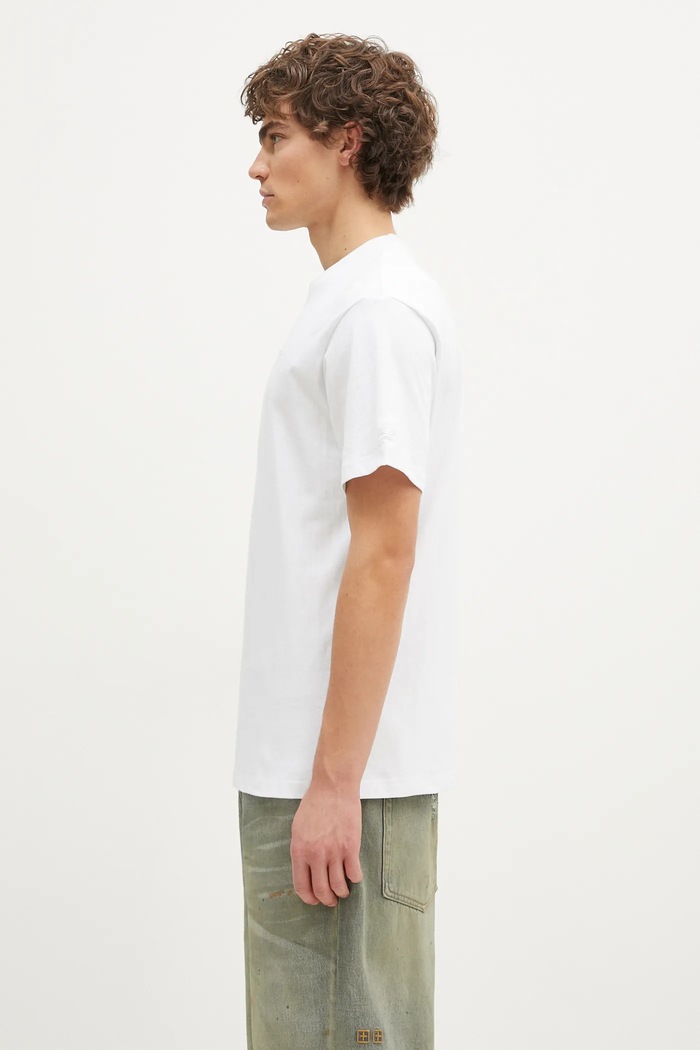 Butter Goods t-shirt bawełniany Basic Tee BG243110 biały AW24