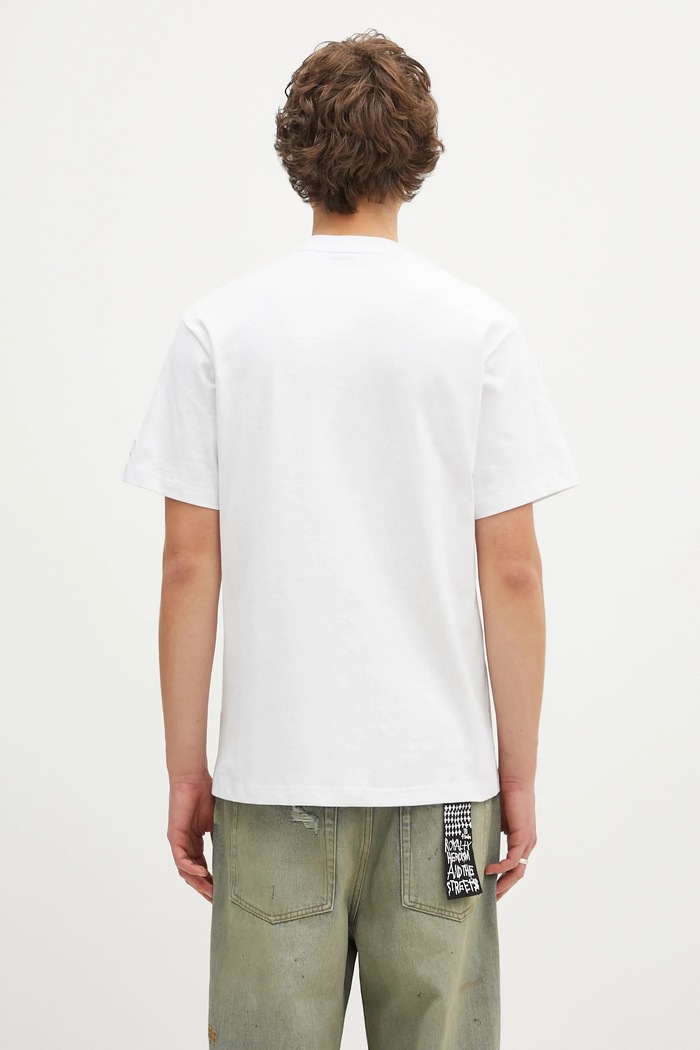 Odzież Butter Goods t-shirt bawełniany Basic Tee BG243110 biały
