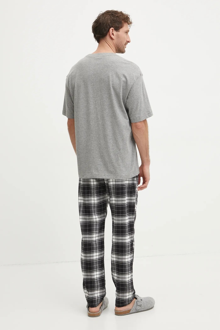 Hollister Co. piżama KI313.4013.908 szary AW24