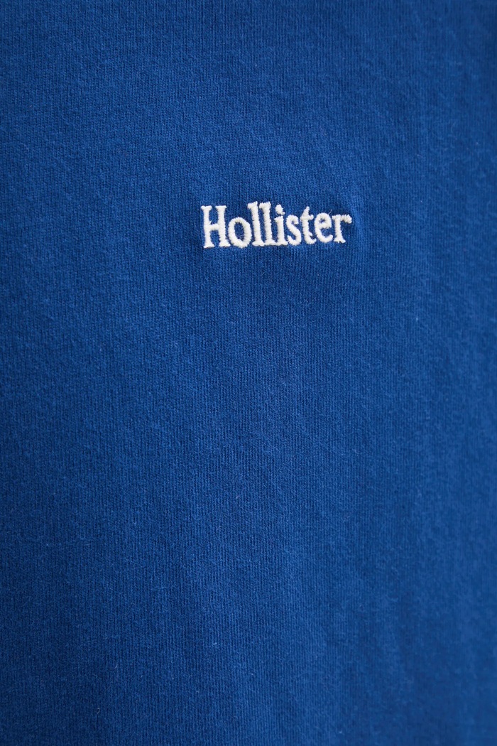 Bavlněné tričko Hollister Co. KI323.4309.220 modrá