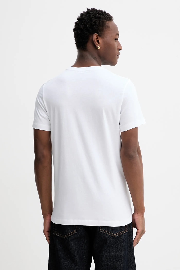 Oblečení Bavlněné tričko PS Paul Smith M2R.010R.KZEBRA bílá