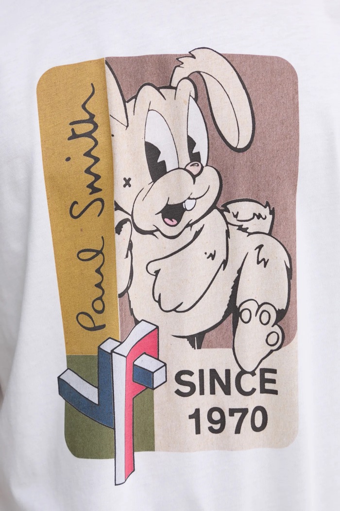 Βαμβακερό μπλουζάκι PS Paul Smith PS Paul Smith λευκό M2R.011R.PP5083