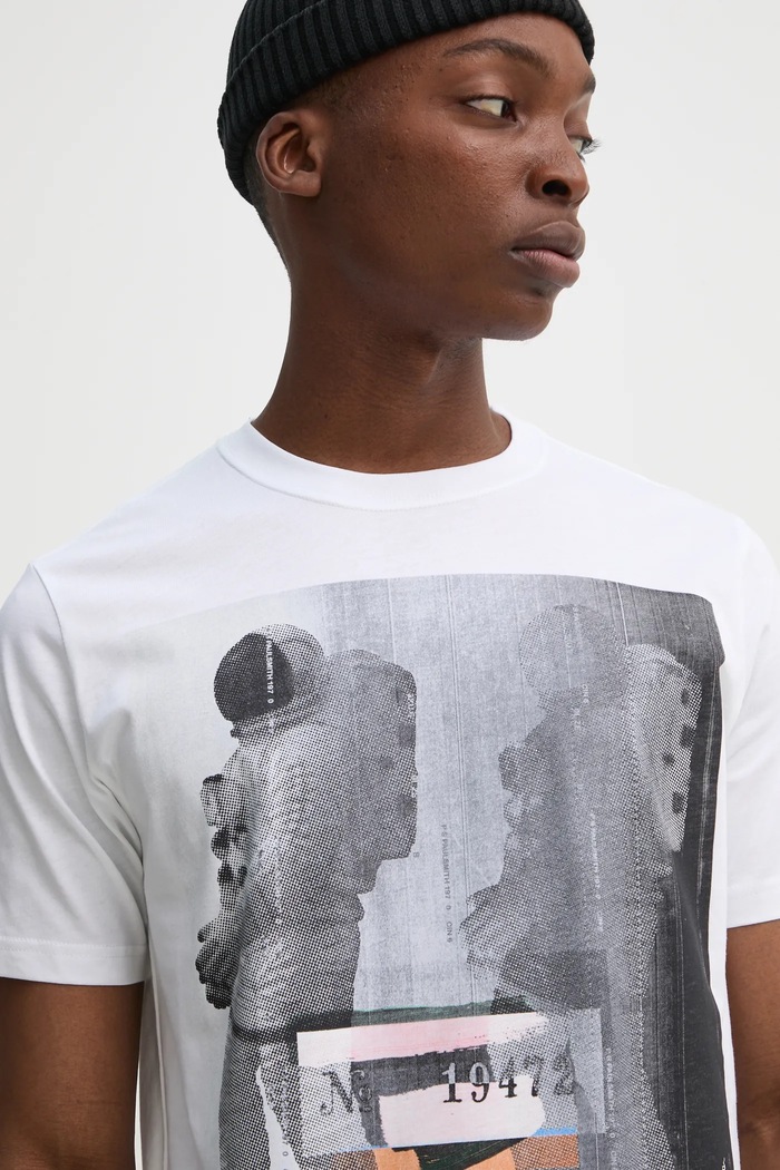 Bavlněné tričko PS Paul Smith bílá M2R.011R.PP5086