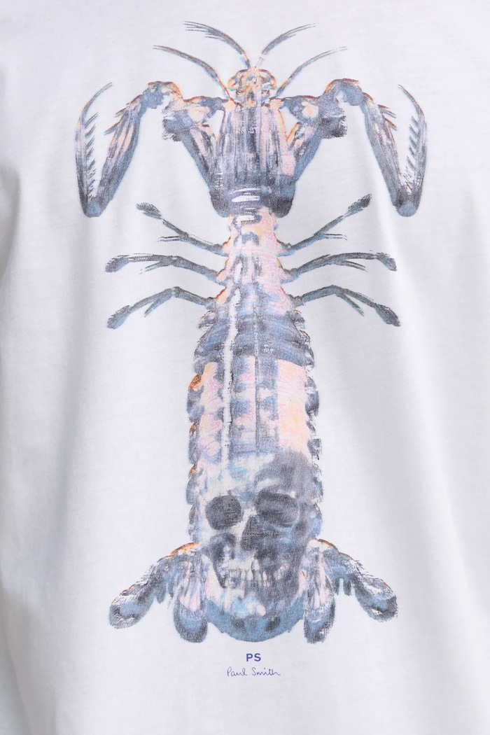Памучна тениска PS Paul Smith M2R.011R.PP5087 бял