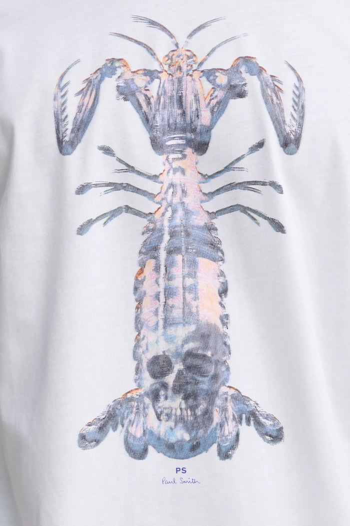 Памучна тениска PS Paul Smith M2R.011R.PP5087 бял
