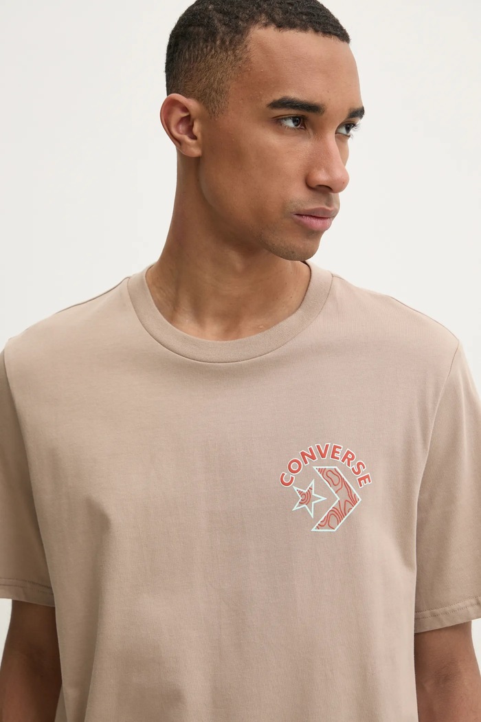 Converse t-shirt bézs 10027096.A03