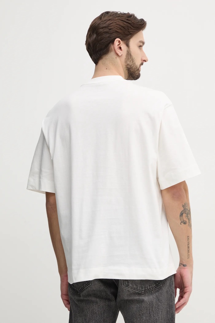 Oblečení Bavlněné tričko Armani Exchange XM000118.AF10361 béžová