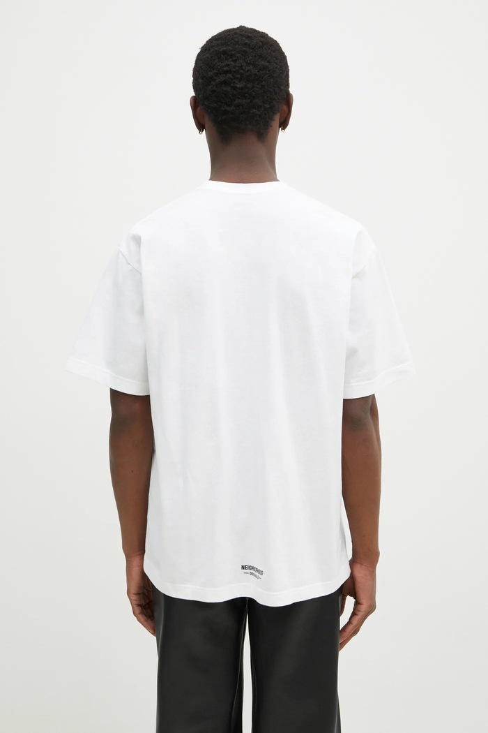 Clothing NEIGHBORHOOD cotton t-shirt Tee SS - 1 242PCNH.ST01 white