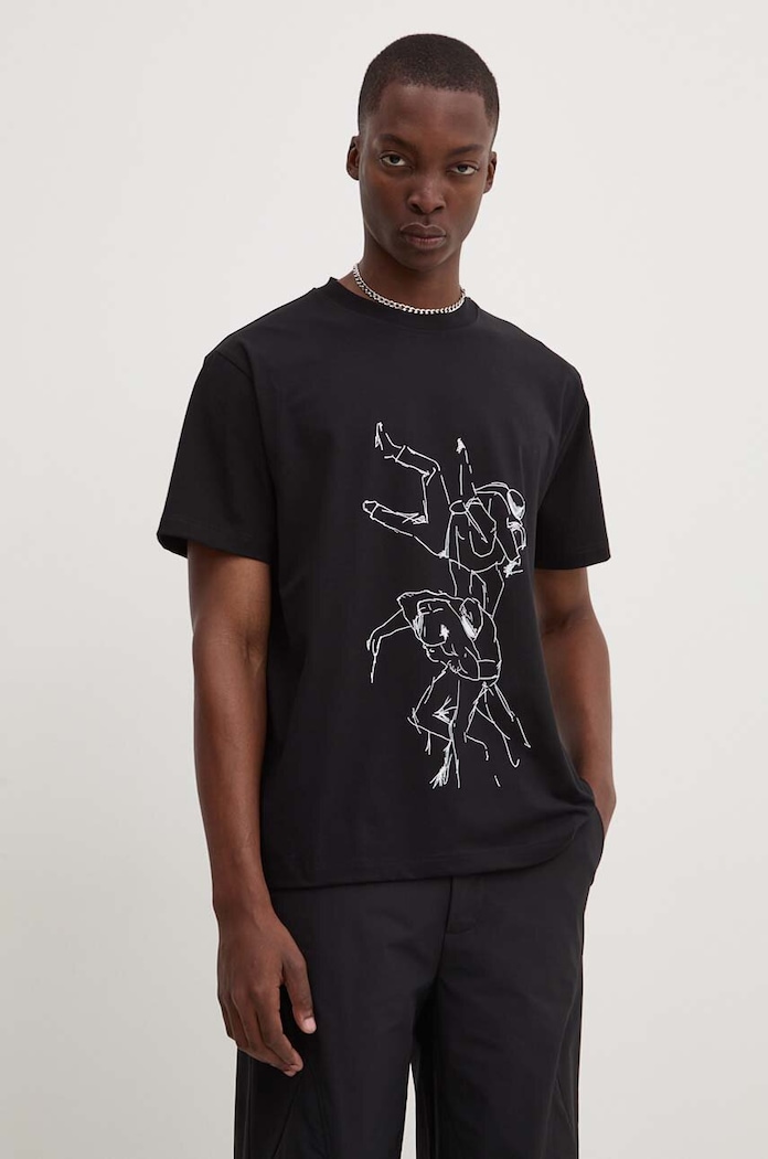 Heliot Emil t-shirt PREAW24.M.09.125 czarny AW24