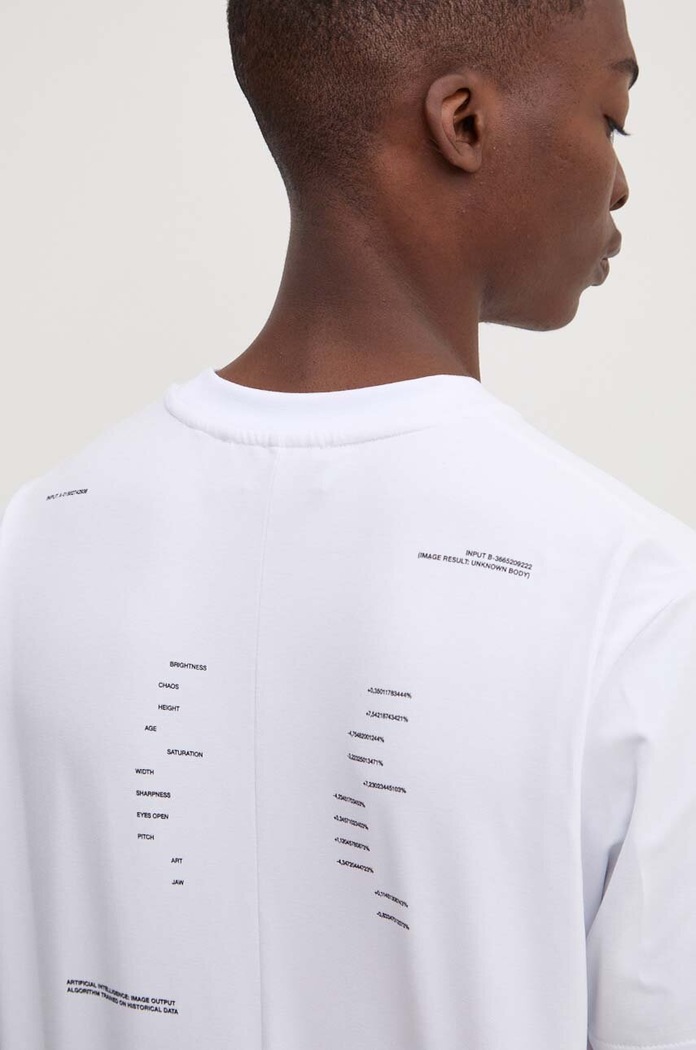 Heliot Emil t-shirt bawełniany biały HE.M.09.041.C07