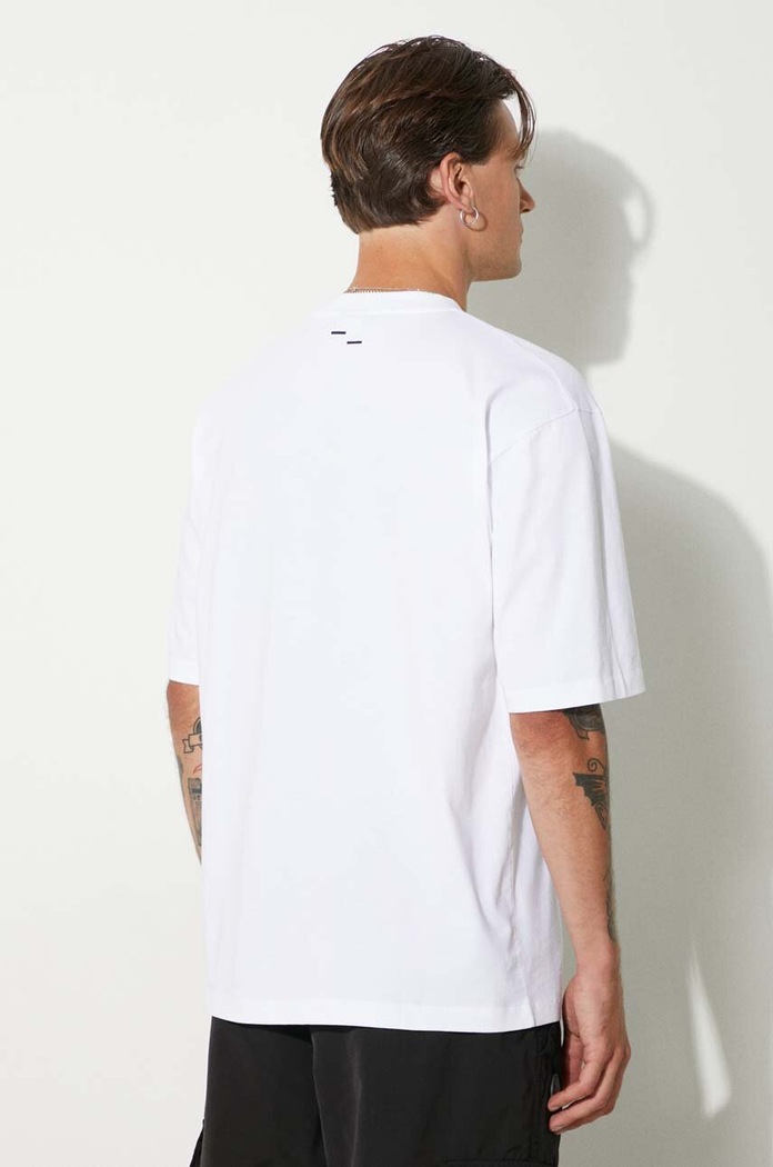 Bavlnené tričko Filling Pieces Boxy 422420501127.110 biela