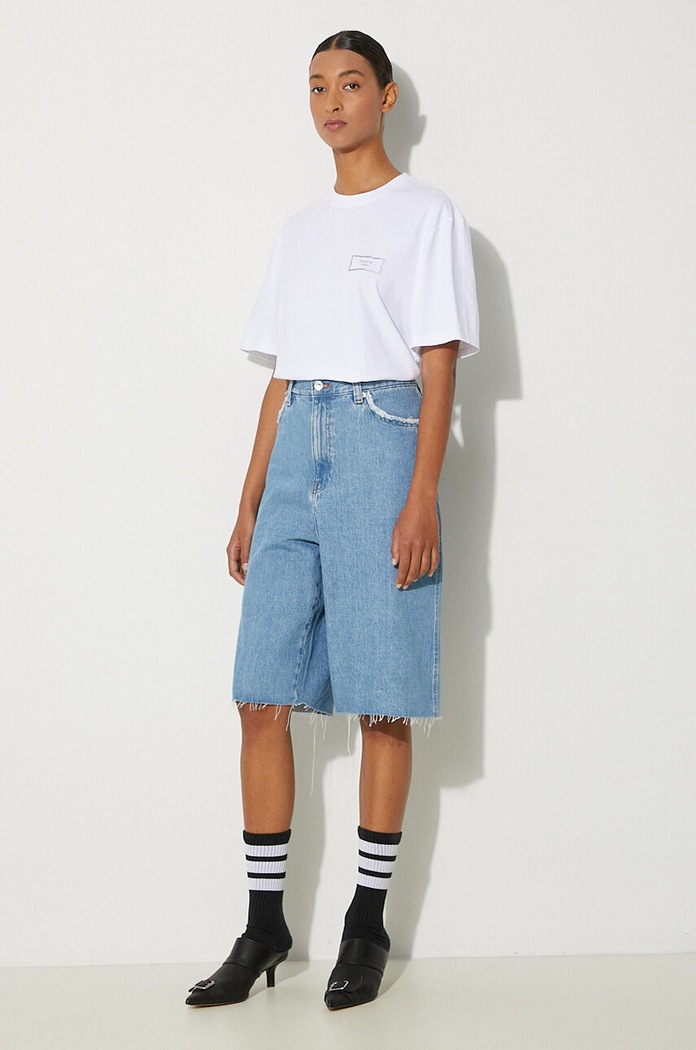 Martine Rose cotton t-shirt Classic T-Shirt 603JE01000B white AW24