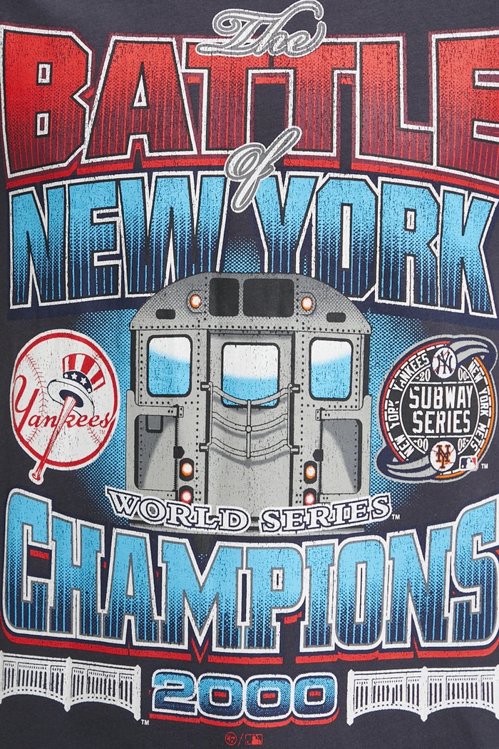 Bavlněné tričko 47 brand MLB New York Yankees BU017TMYIHQ632878VN