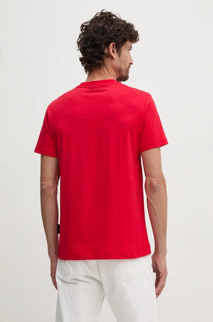 Pepe Jeans tricou din bumbac Red Bull Racing x Pepe Jeans RU500004 rosu