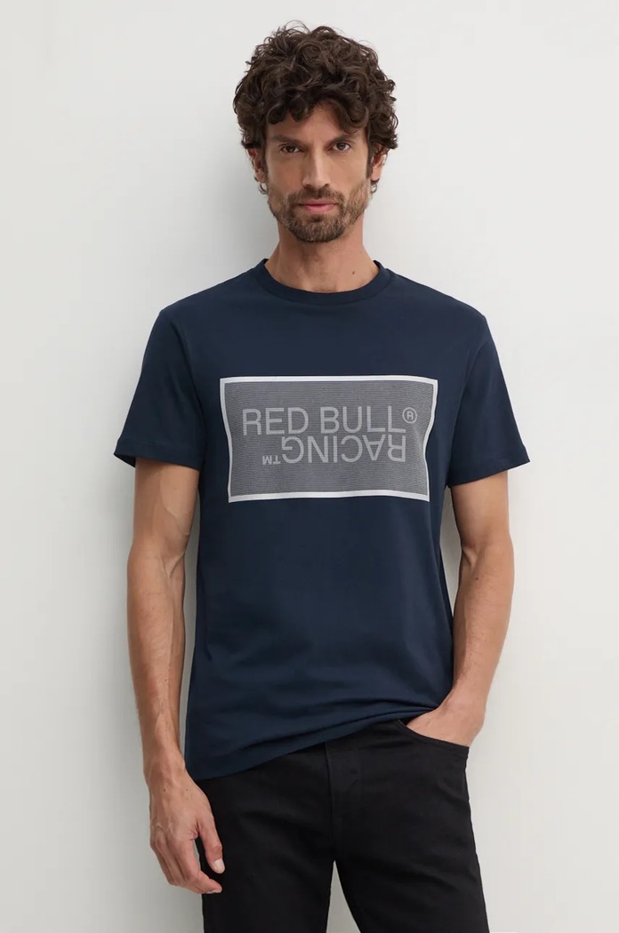 Pepe Jeans tricou din bumbac Red Bull Racing x Pepe Jeans RU500004 bleumarin AW24