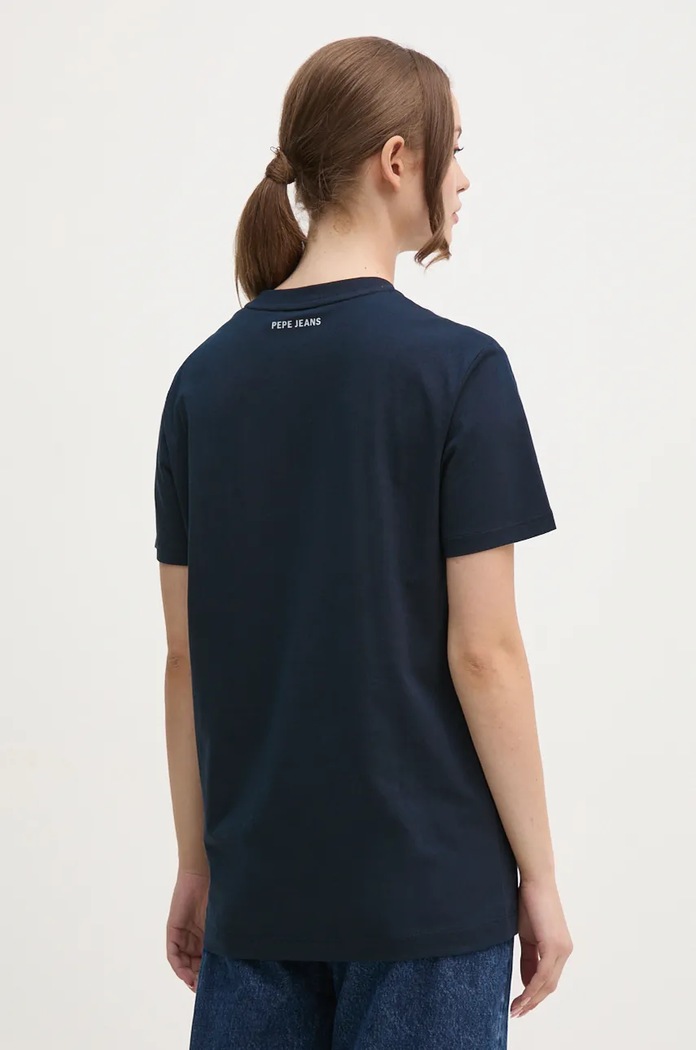 Pepe Jeans tricou din bumbac Red Bull Racing x Pepe Jeans RU500004 bleumarin