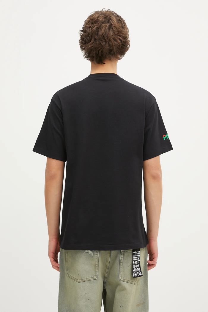Oblečení Bavlněné tričko FILA+ Milano 42FW24TT01523C901 černá