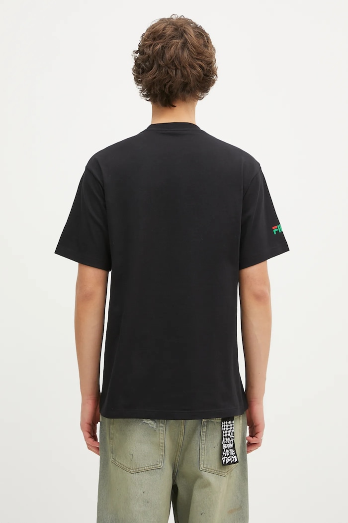 Oblečení Bavlněné tričko FILA+ Milano 42FW24TT01523C901 černá