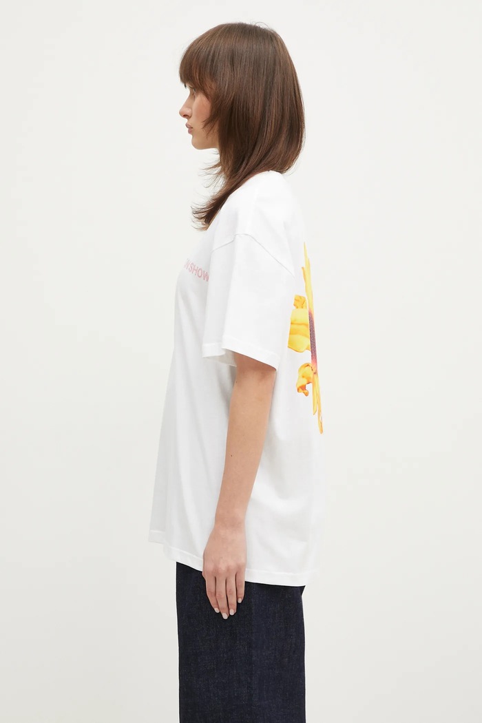 JW Anderson t-shirt bawełniany Best In Show Back Print T-Shirt biały JT0252.PG0772.001