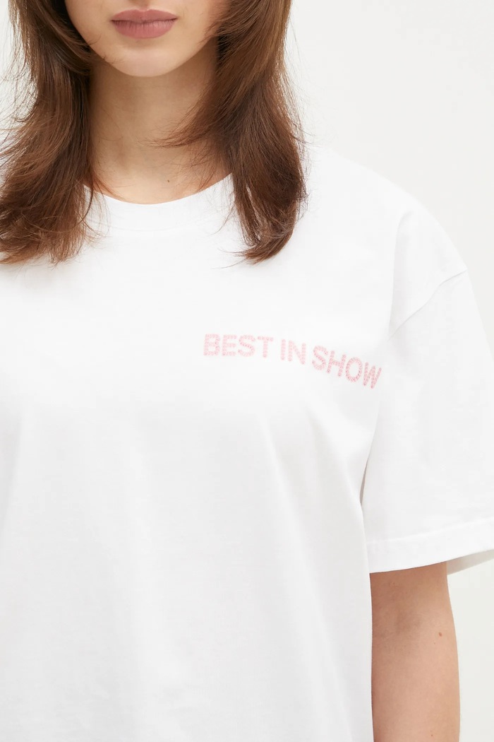 JW Anderson t-shirt bawełniany Best In Show Back Print T-Shirt JT0252.PG0772.001