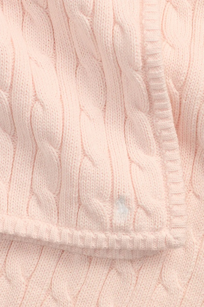 Bombažna odeja za dojenčka Polo Ralph Lauren 320966893003 roza AW25